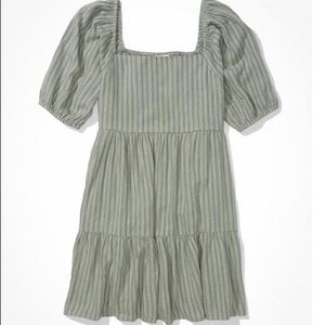 AE square neck babydoll mini dress